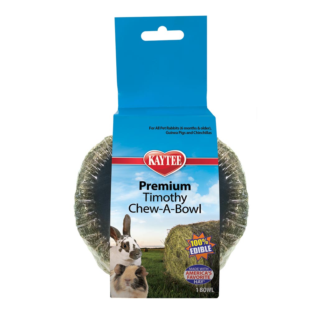 Kaytee Premium Timothy Chew-A-Bowl Small Animal Treats, 1 count