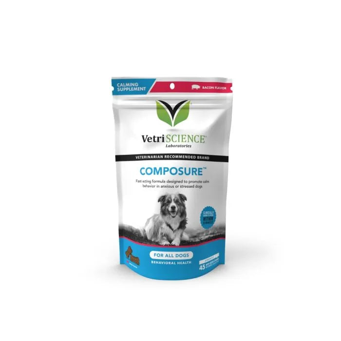 VetriScience Composure™ Calming Supplement for Dogs, Bacon Flavor
