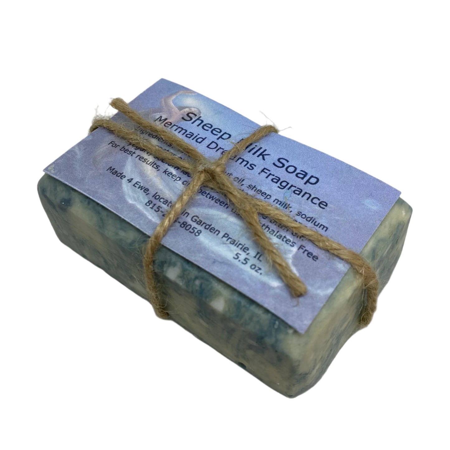 Made 4 Ewe Sheep Milk Soap, Mermaid Dreams 5.5 oz