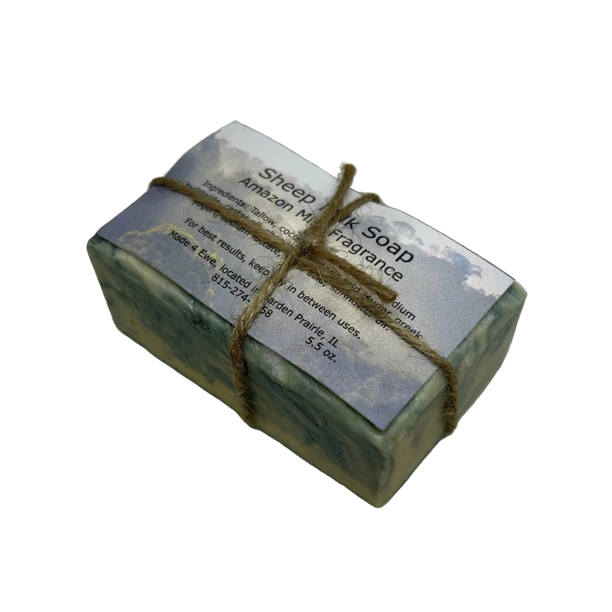 Made 4 Ewe Sheep Milk Soap, Amazon Mist 5.5 oz