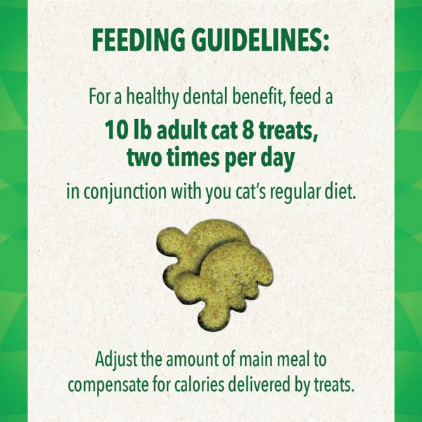 Greenies Feline Oven Roasted Chicken Flavor Adult Dental Cat Treats