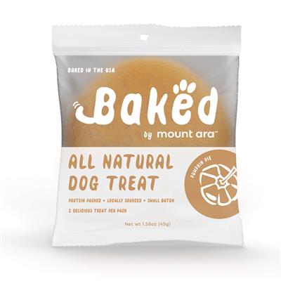 Mount Ara Baked Cookie Pumpkin Pie All Natural Dog Treat