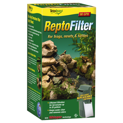 Tetrafauna ReptoFilter for Frogs, Newts & Turtles, 90 GPH
