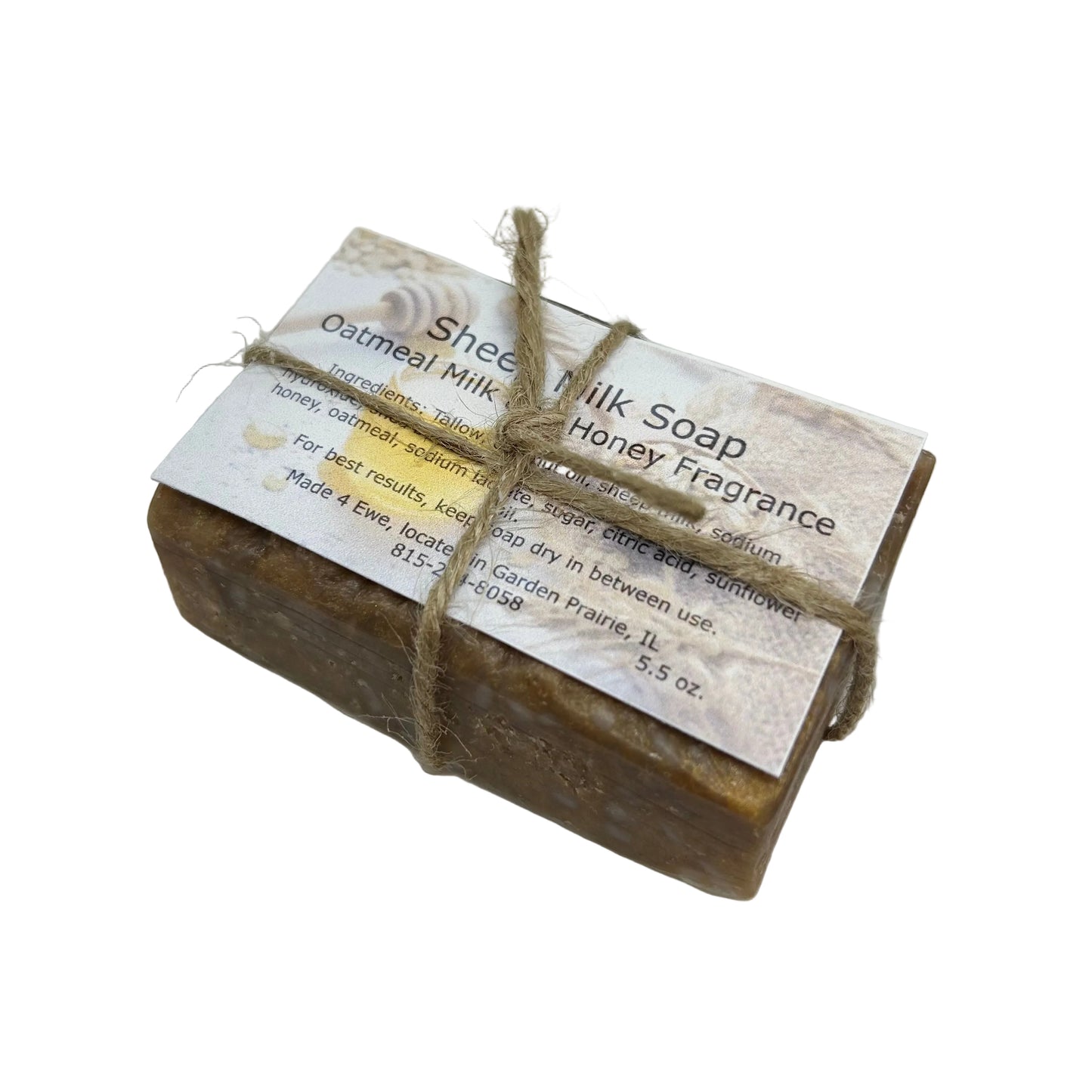 Made 4 Ewe Sheep Milk Soap, Oatmeal Milk & Honey 5.5 oz