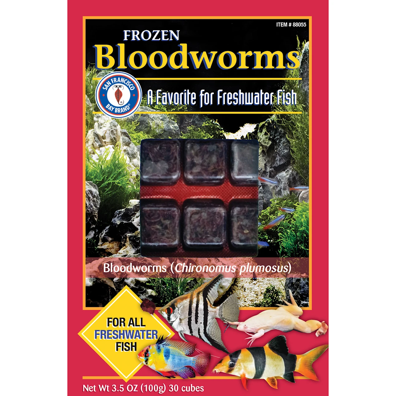 San Francisco Bay Brand Frozen Bloodworms