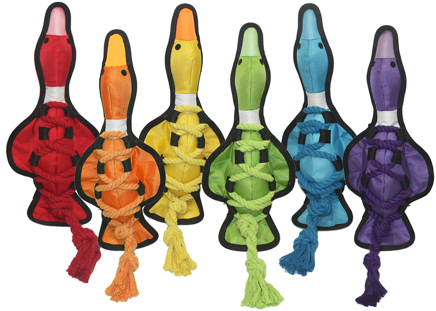 Multipet Cross-Ropes Duck Dog Toy