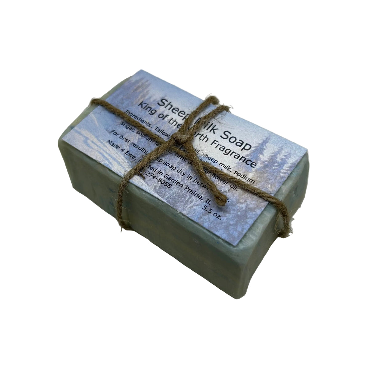 Made 4 Ewe Sheep Milk Soap, King of the North 5.5 oz