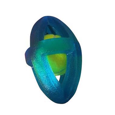 Petcrest Ellipsed Tennis Cage Dog Toy 5.5"