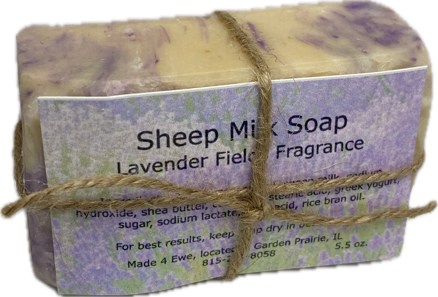 Made 4 Ewe Sheep Milk Soap, Lavender Fields 5.5 oz