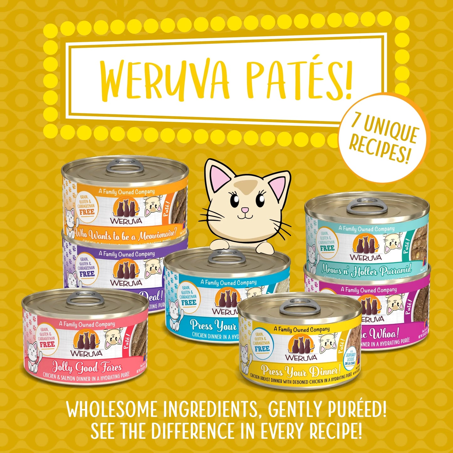 Weruva Pate Press Your Dinner! Chicken Breast Dinner with Deboned Chicken in a Hydrating Puree