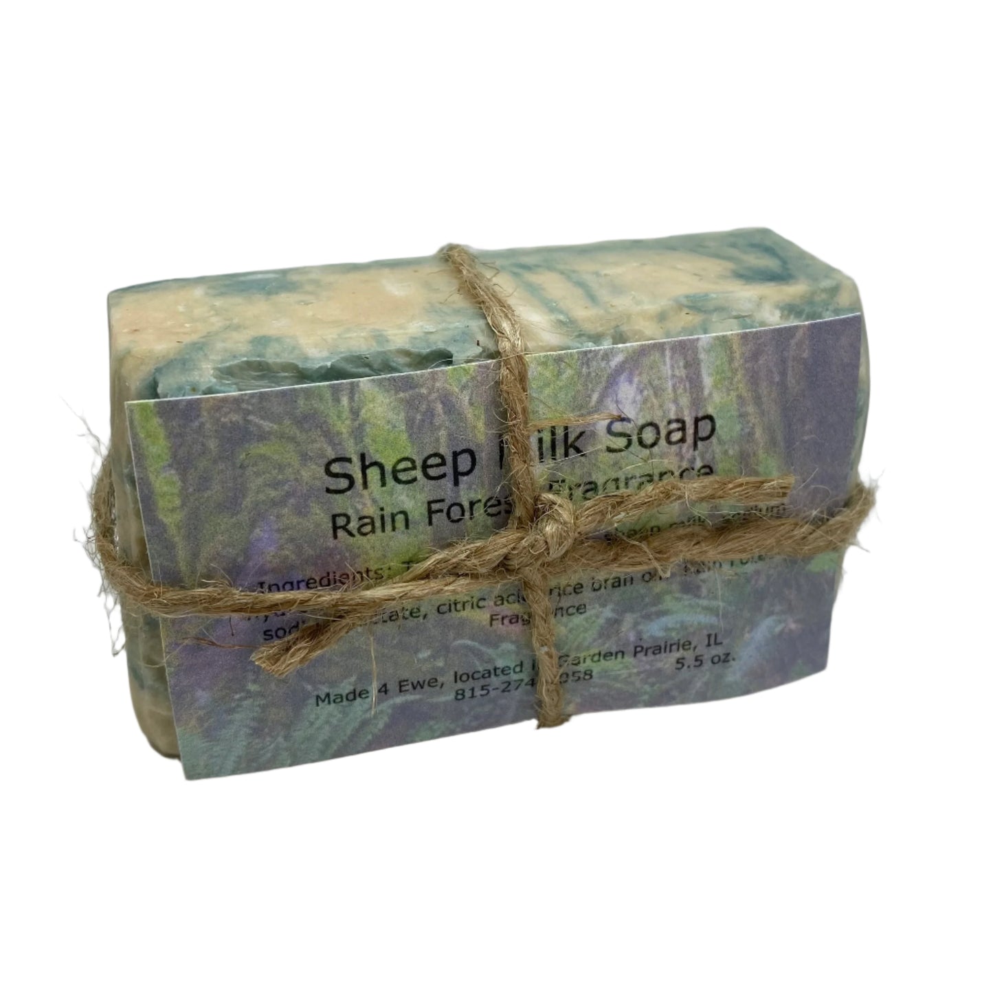 Made 4 Ewe Sheep Milk Soap, Rainforest 5.5 oz
