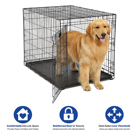 MidWest ConTour Dog Crate 42" Single Door Pet Paradise Harvard