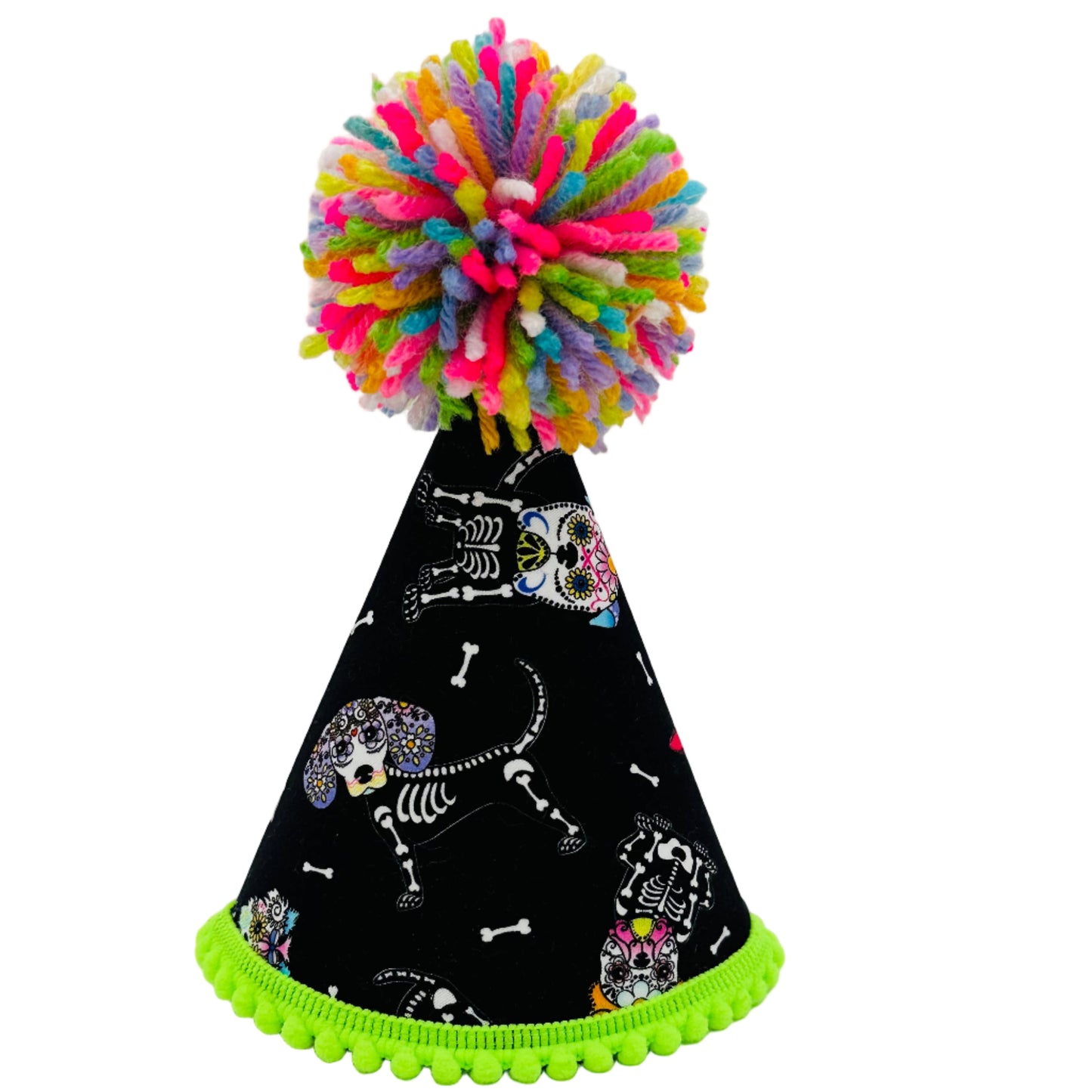 Pup Party Hats Day of the Dead Party Hat: M