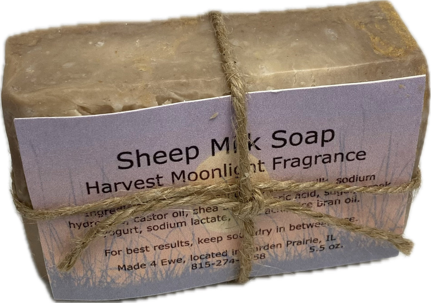 Made 4 Ewe Sheep Milk Soap, Harvest Moonlight 5.5 oz