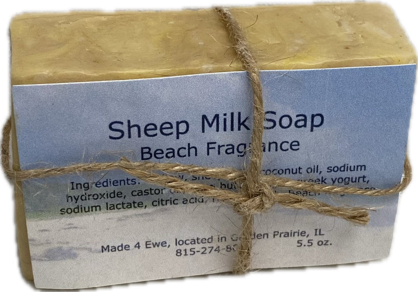 Made 4 Ewe Sheep Milk Soap, Beach 5.5 oz