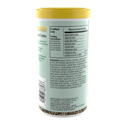 TetraFauna ReptoMin Floating Food Sticks for Aqutaic Turtles