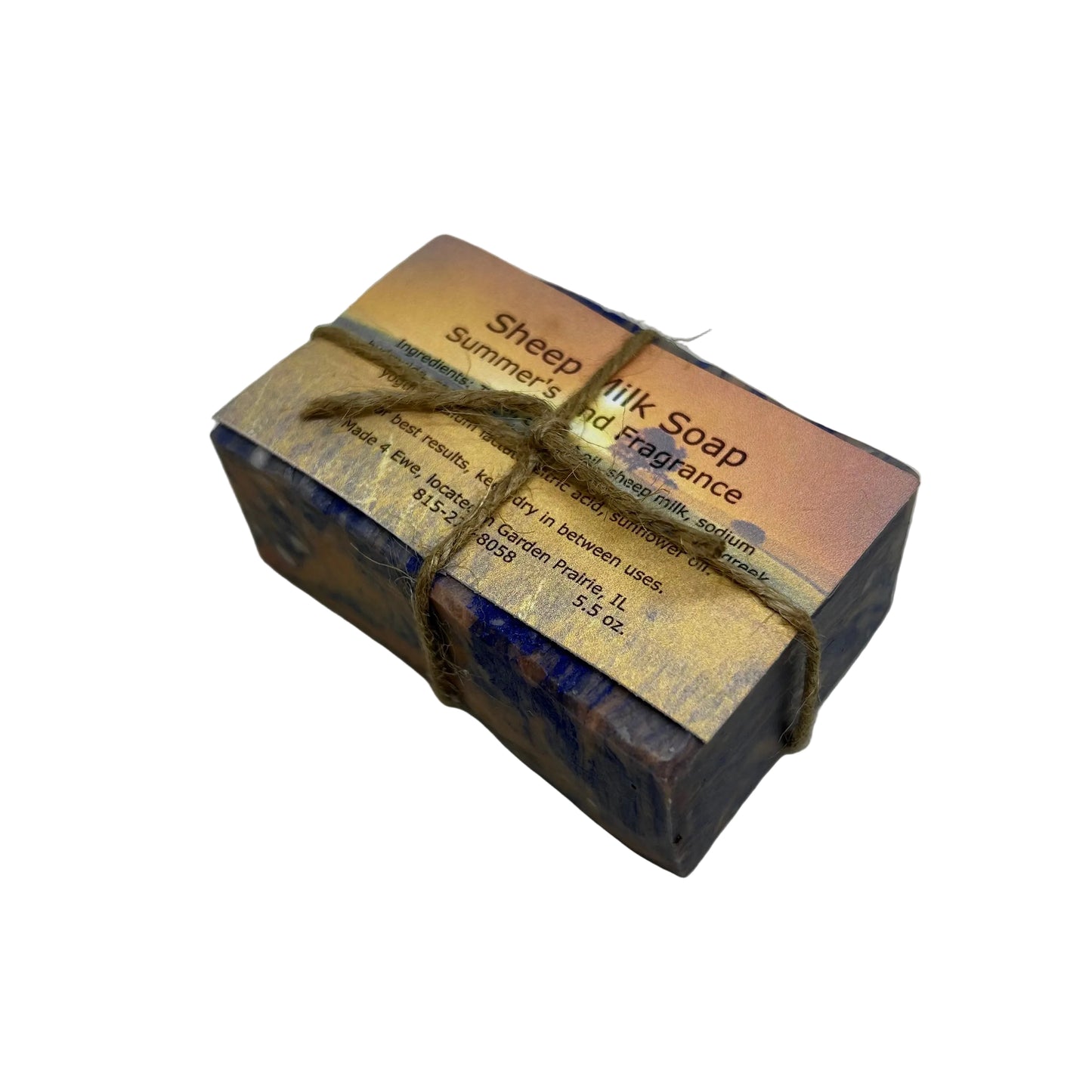 Made 4 Ewe Sheep Milk Soap, Summer's End 5.5 oz