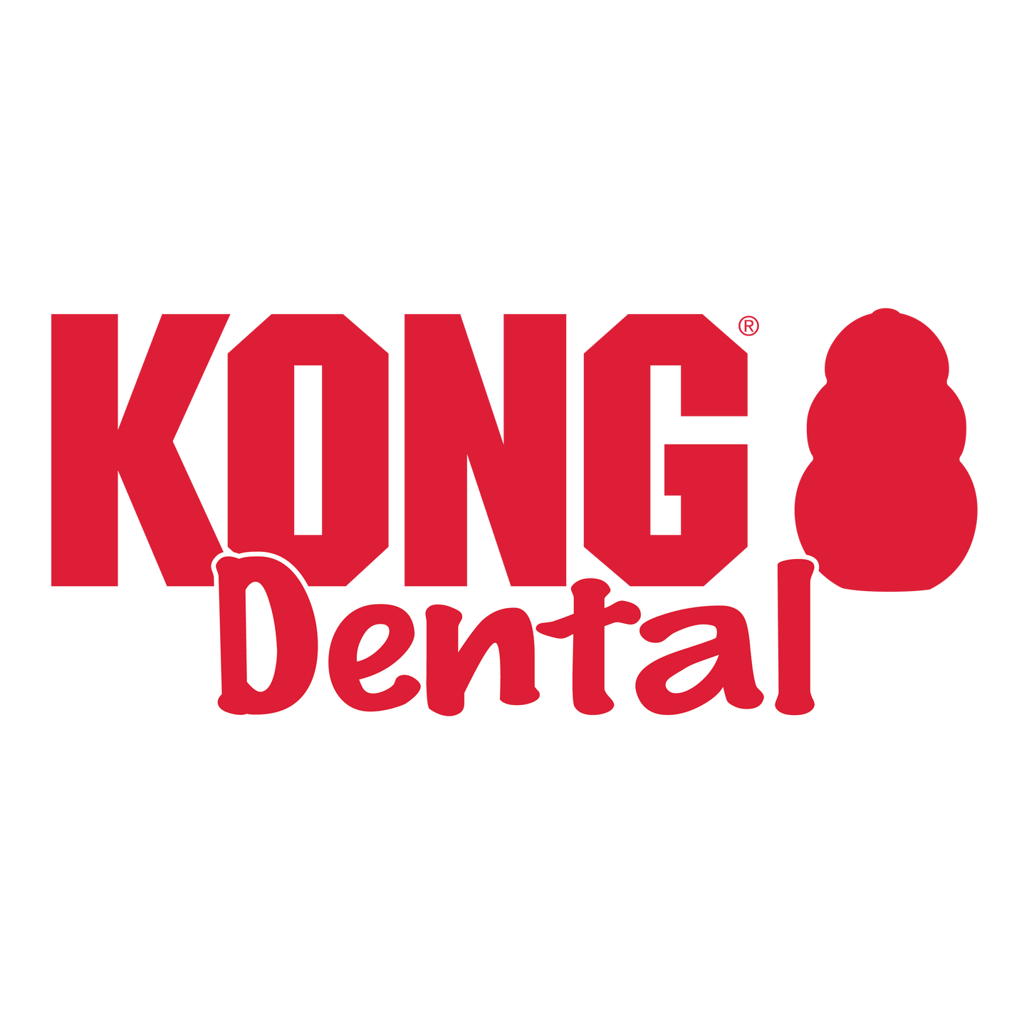 KONG Dental with Rope Dog Toy