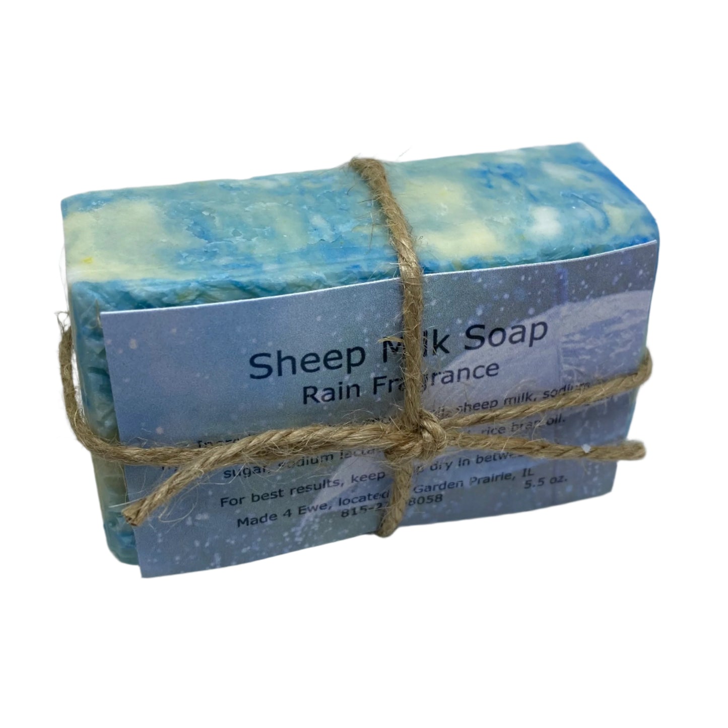 Made 4 Ewe Sheep Milk Soap, Rain 5.5 oz