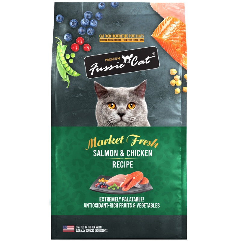 Fussie Cat Market Fresh Salmon & Chicken Recipe Dry Cat Food 3.5lb