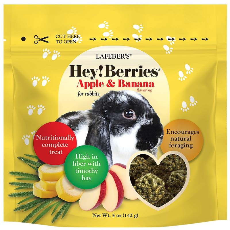 Hey!Berries Apple and Banana for Rabbits 5 oz