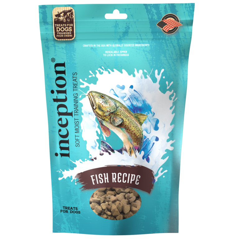 Inception Fish Flavored Soft & Chewy Dog Training Treats, 4 oz.