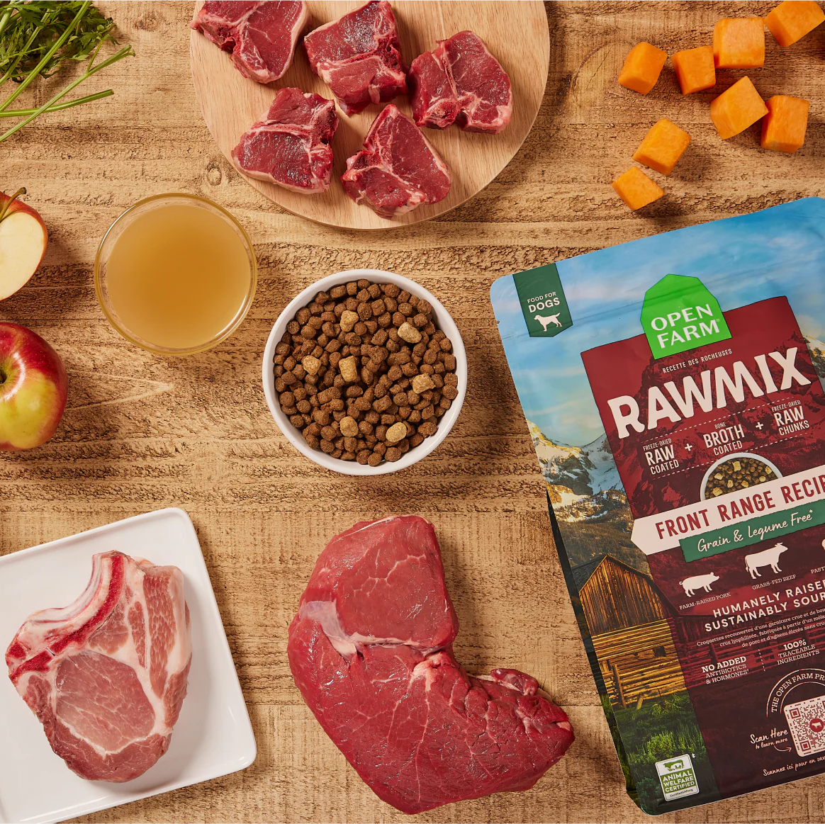 Open Farm RawMix Front Range Grain-Free Dog Kibble
