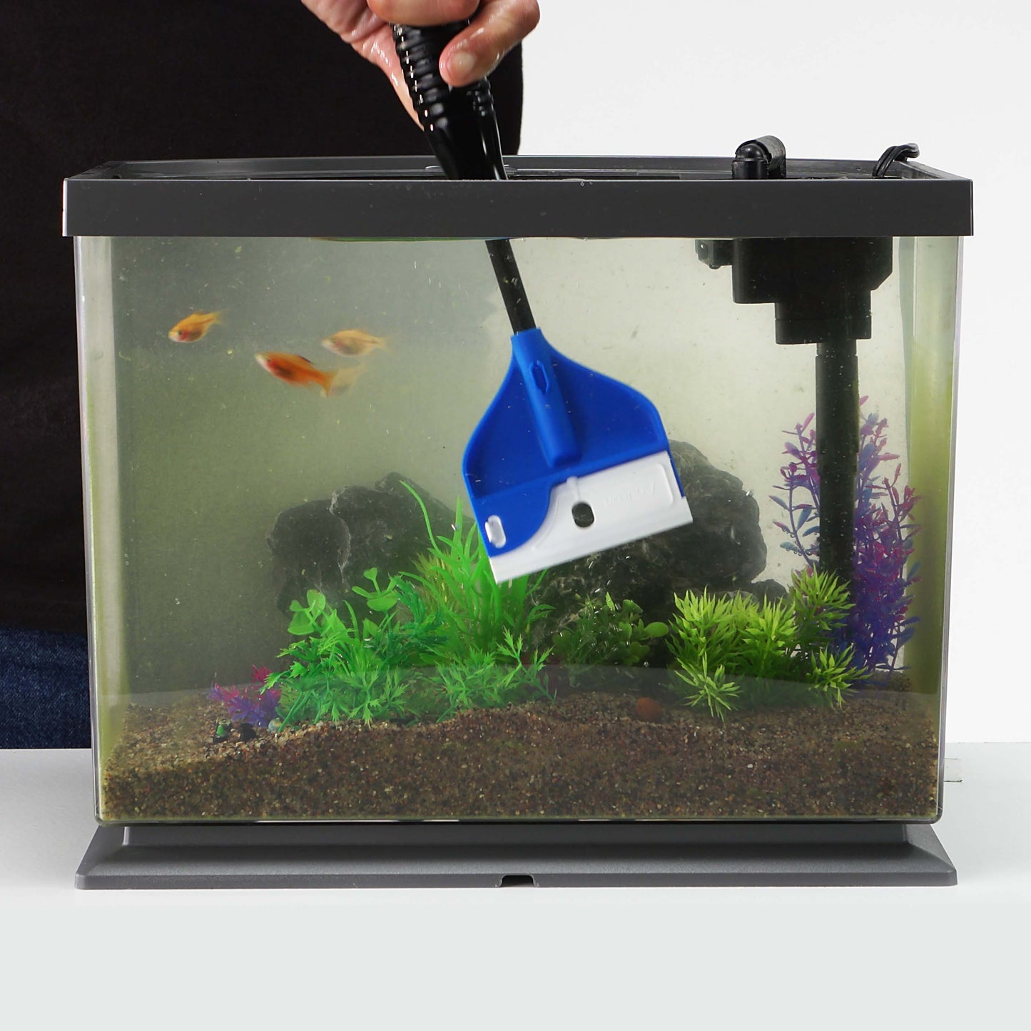 Aqueon ProScraper 3.0 Short Handle Aquarium Algae Scraper