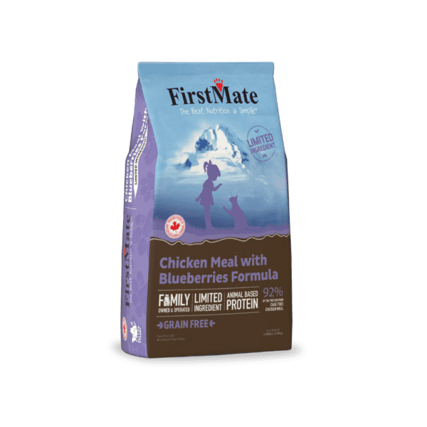 Firstmate Limited Ingredient Cage Free Chicken Meal with Blueberries Formula Dry Cat Food