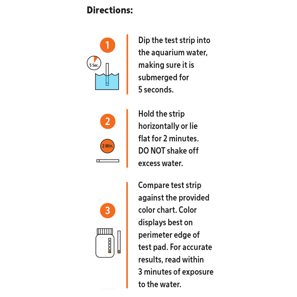Aqueon Ammonia Aquarium Test Strips Pet Paradise Harvard