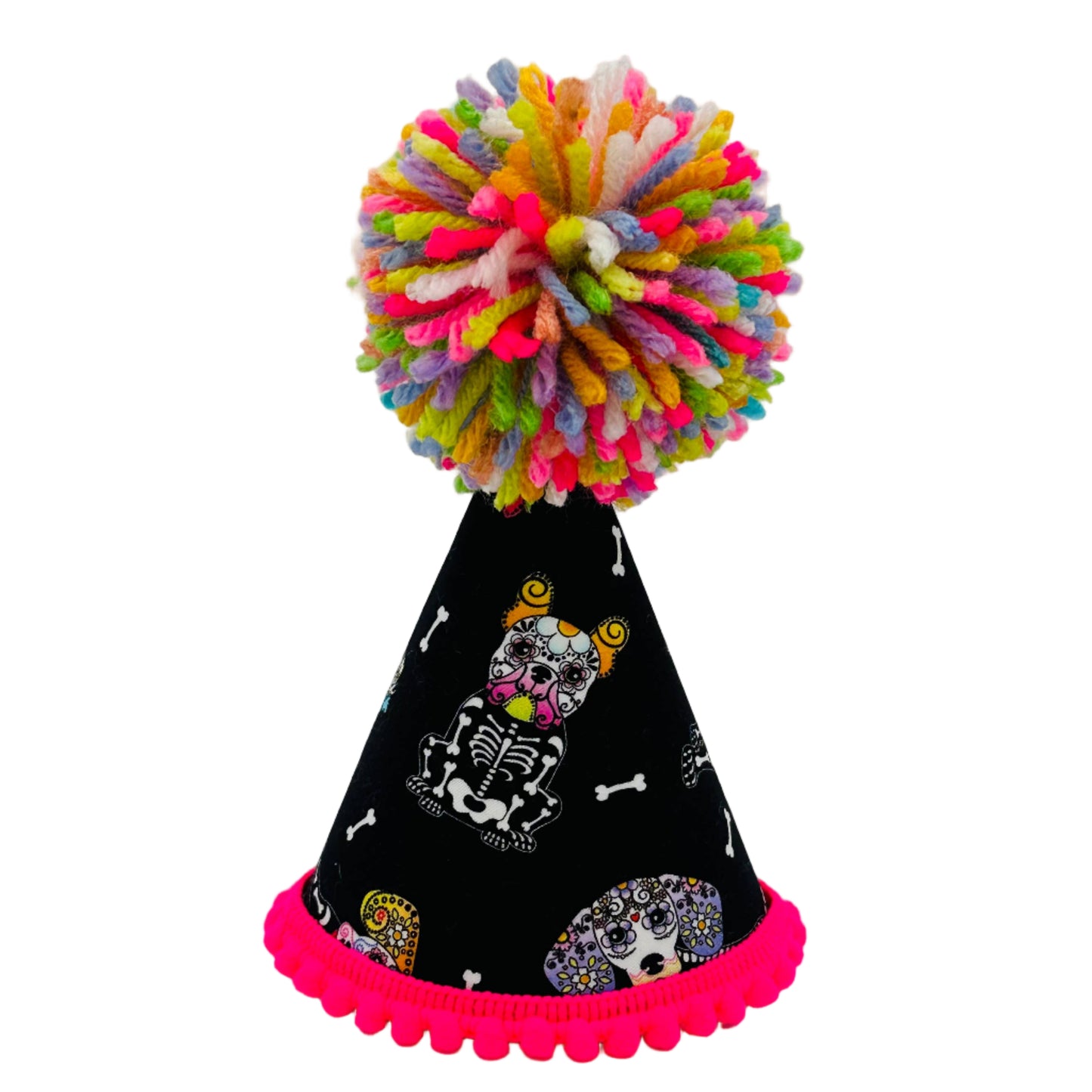 Pup Party Hats Day of the Dead Party Hat: L