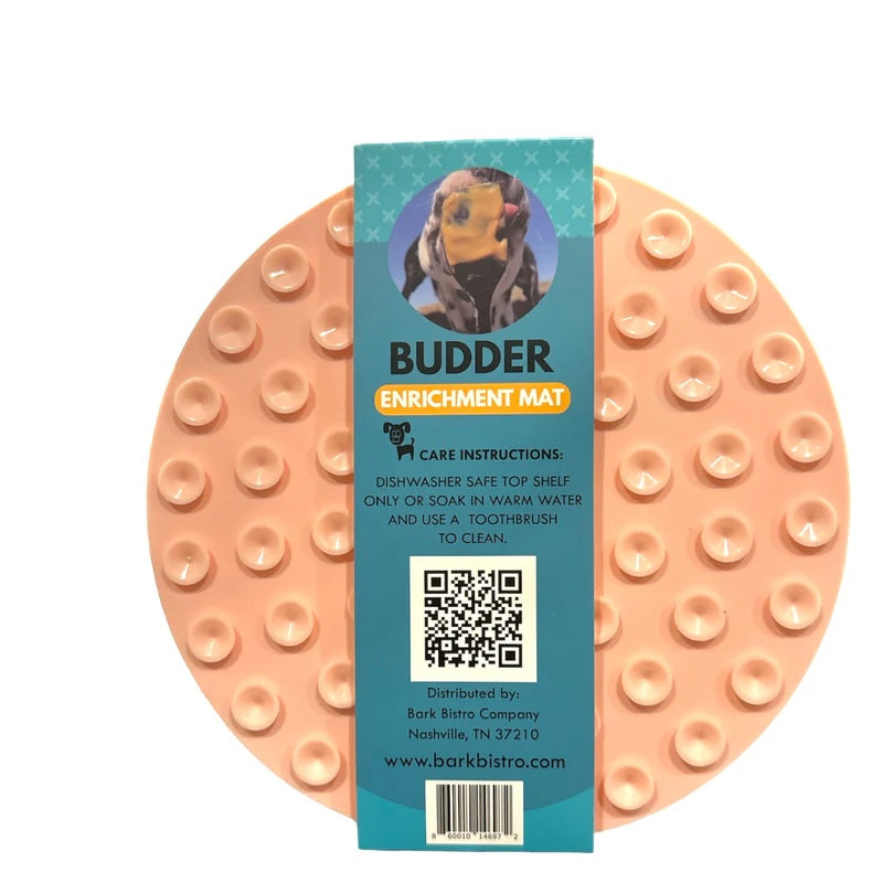 Bark Bistro Buddy Budder Enrichment LickiMat with Spatula