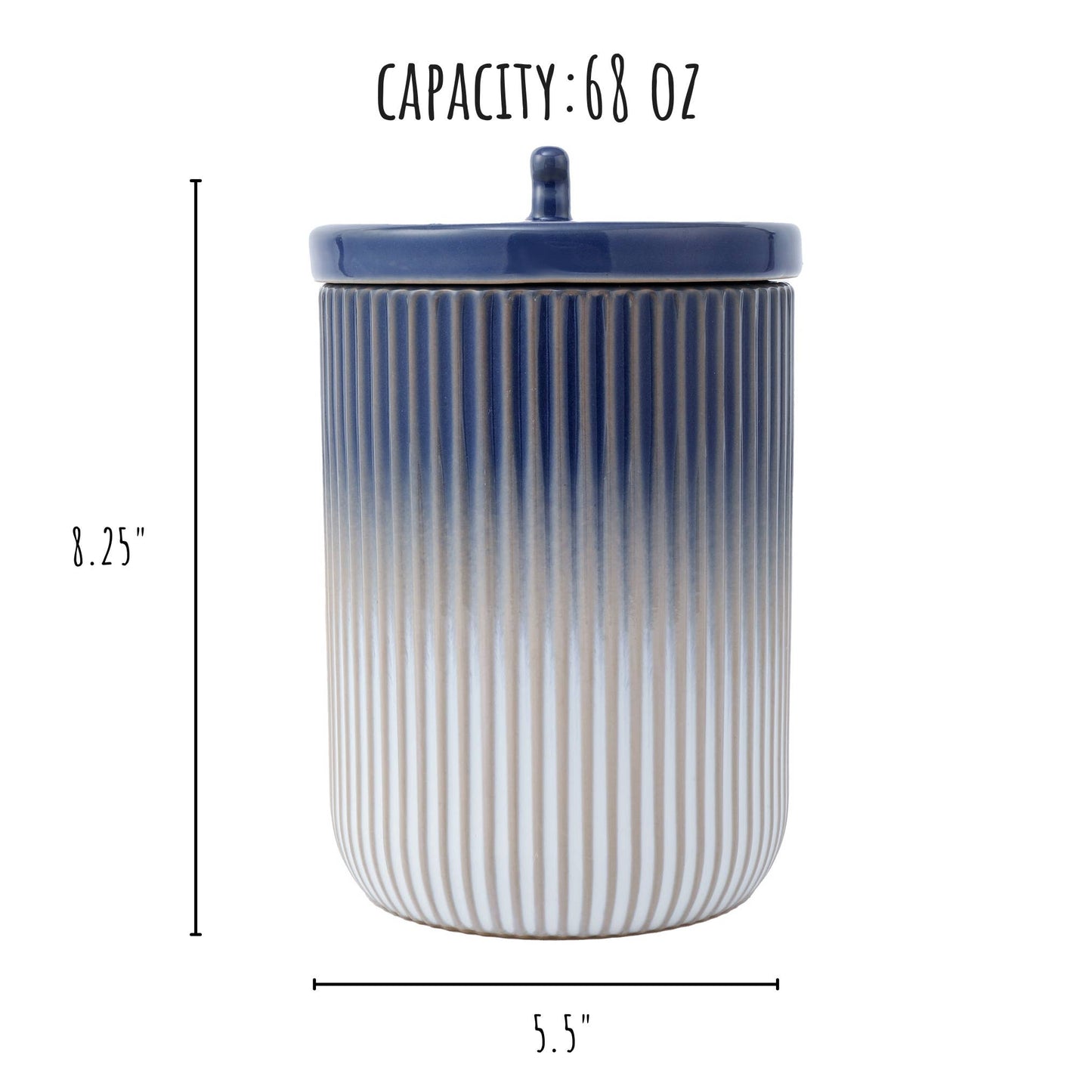 Skandi Treat Canister: Blue
