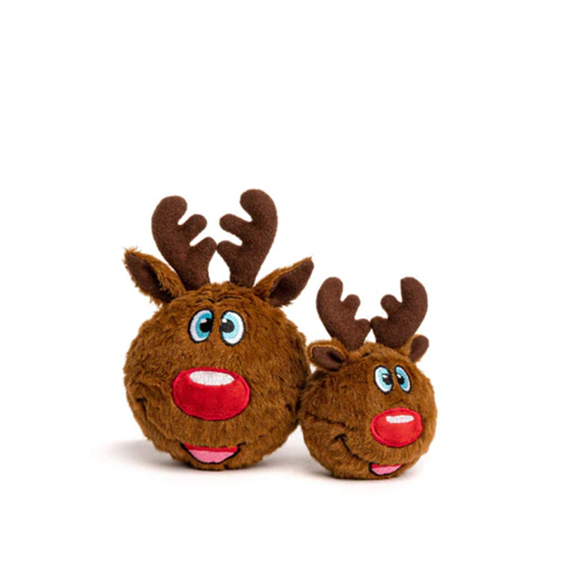 fabdog® Faball™ Reindeer Holiday Dog Toy