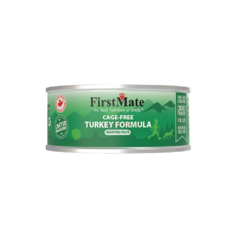 Firstmate Cage-Free Turkey Formula Pate Canned Cat Food, 3.2 oz