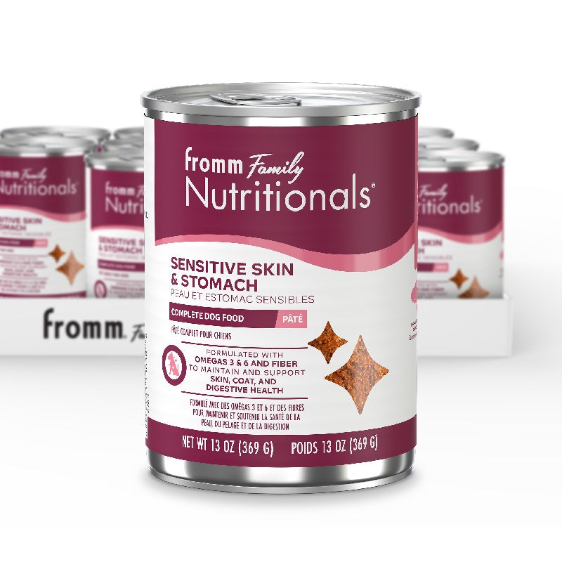 Fromm Nutritionals Sensitive Skin & Stomach Supplement Pâté Canned Dog Food