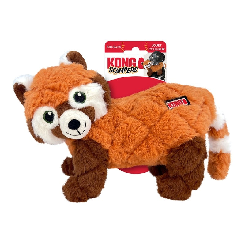 Kong Scampers Red Panda Dog Toy