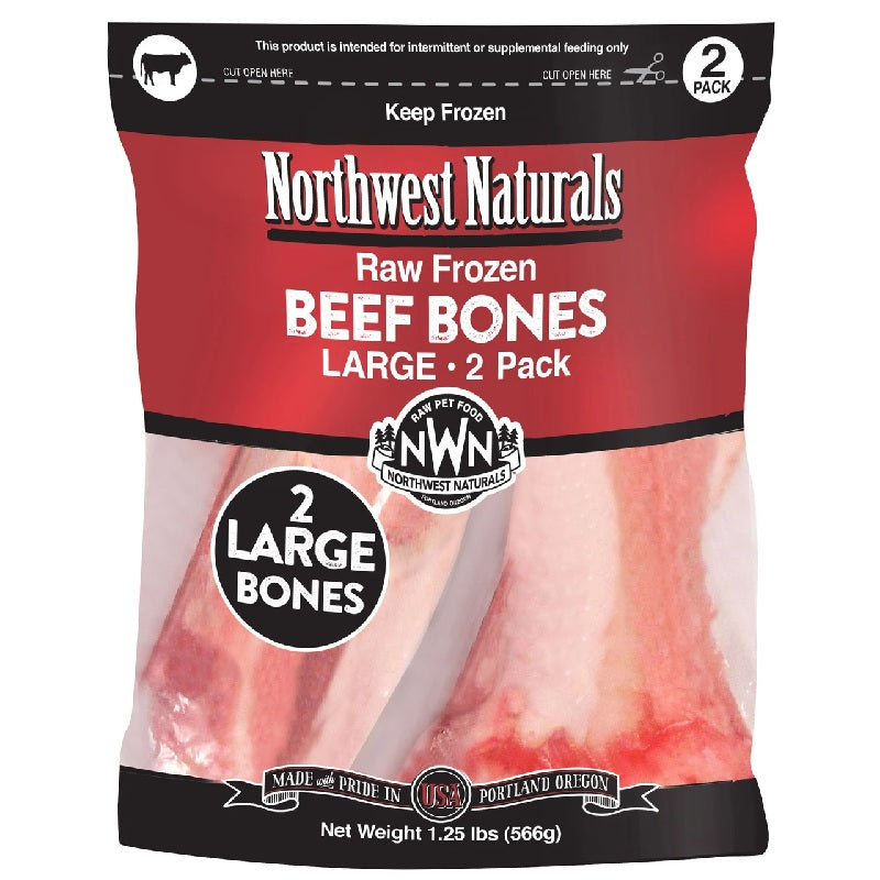Northwest Naturals Raw Frozen Beef Bones Large 2pk