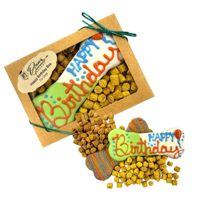 Paws Gourmet Bakery Happy Birthday Box Dog Treats
