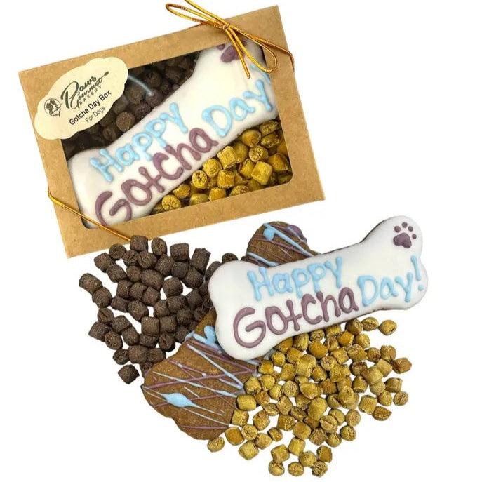 Paws Gourmet Bakery Happy Gotcha Day Box Dog Treats