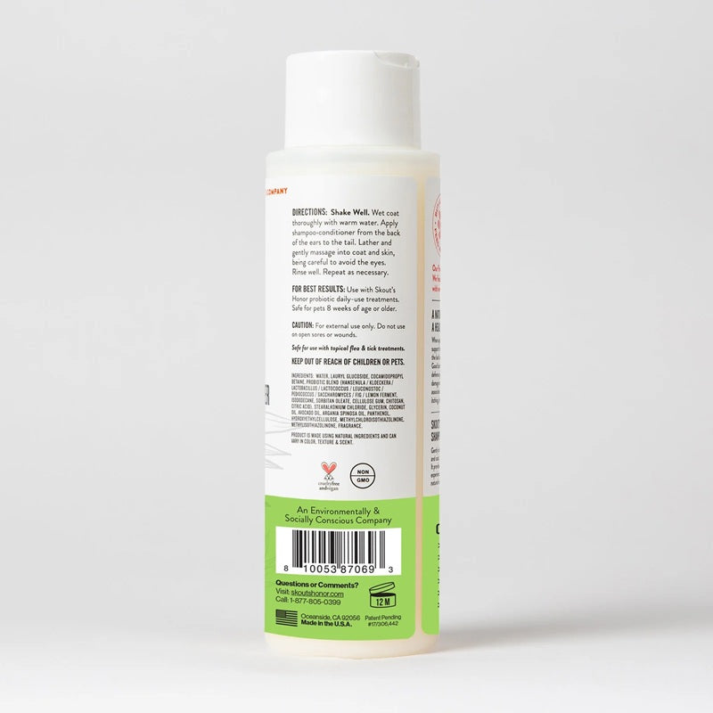 Skout's Honor Sunkissed Coconut Probiotic Shampoo + Conditioner 16 oz.