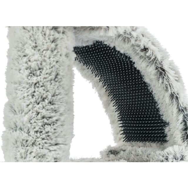 Trixie Winnie Scratching Post with Brush, Gray