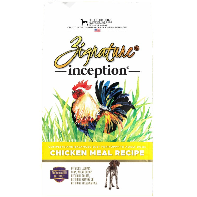Zignature Inception Chicken Meal Recipe Dog Food