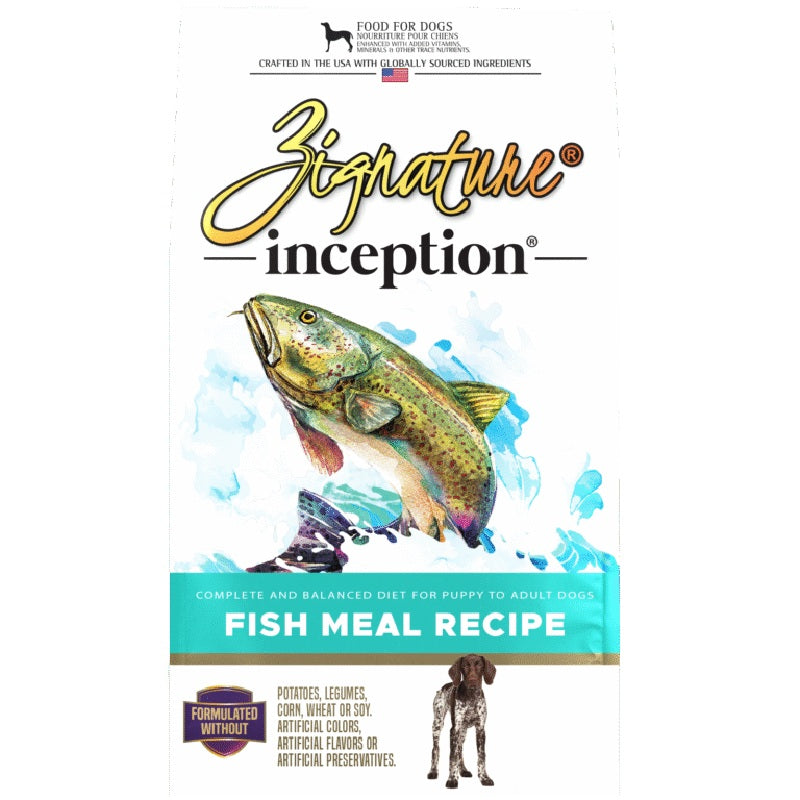 Zignature Inception Fish Meal Recipe Dog Food