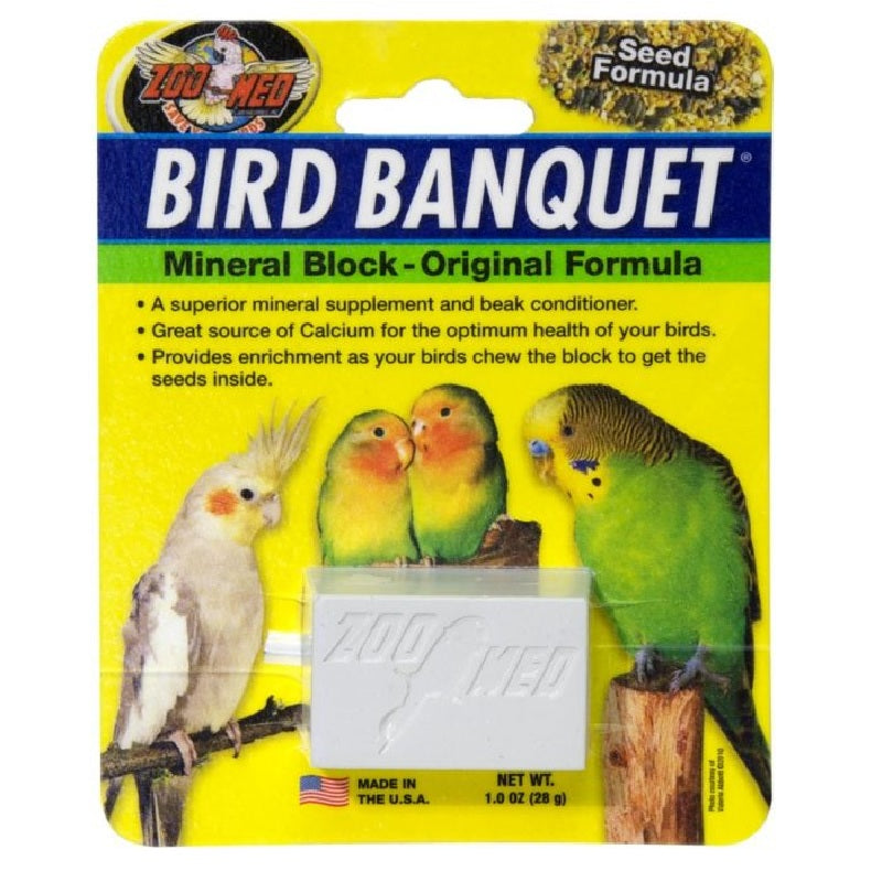 Zoo Med Bird Banquet Block with Seeds Small
