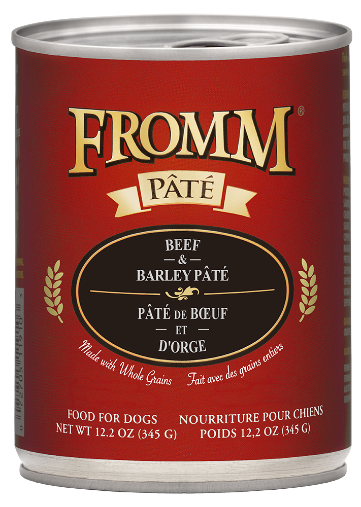 Fromm Beef & Barley Pate 12.2 oz. Can