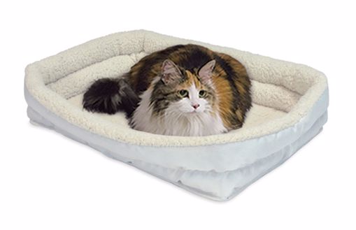 MidWest QuietTime Deluxe Double Bolster Bed for Dog/Cat, 18"