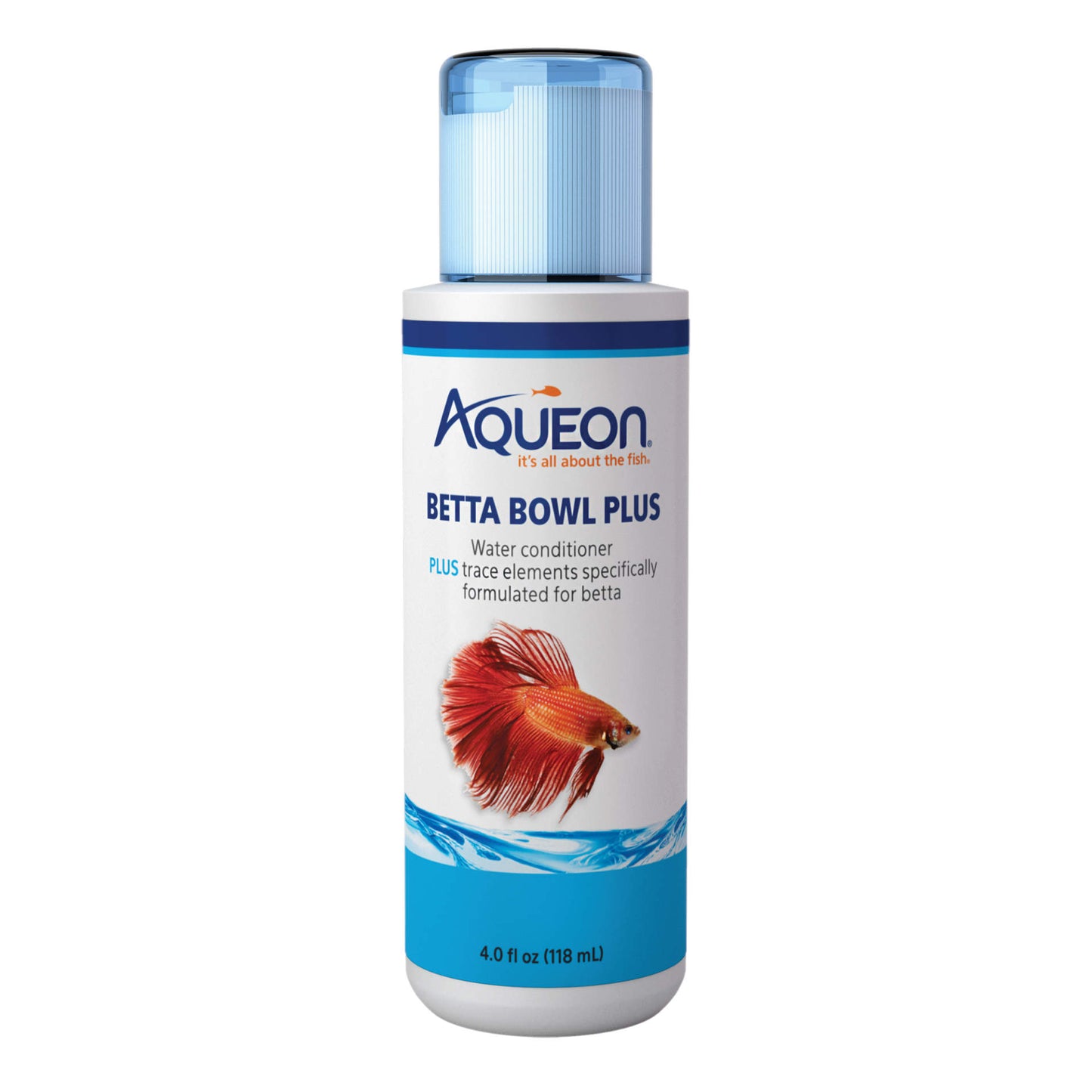 Aqueon Betta Bowl Plus Water Conditioner, 4 oz.