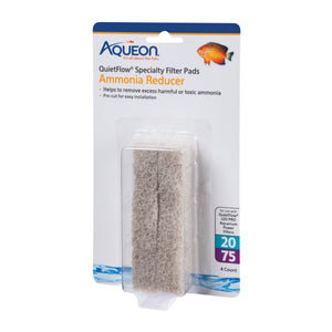 Aqueon QuietFlow 20/75 Specialty Filter Pad Ammonia Reducer