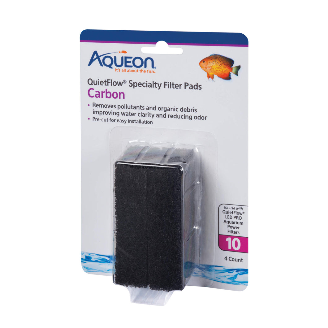 Aqueon QuietFlow 10 Specialty Filter Pad Carbon
